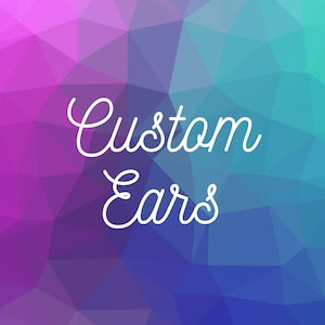 Benutzerdefinierte Freizeitpark Disney Ohren | Personalisierte Ohr Stirnband | Von einem Fan inspiriertes Accessoire