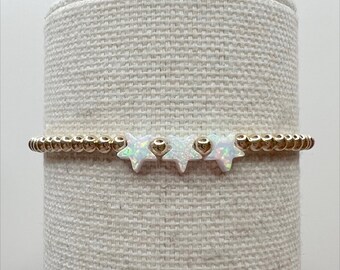 ブレスレット Triple Star Strap Bracelet #5933 The Triple Star Bracelet - Etsy