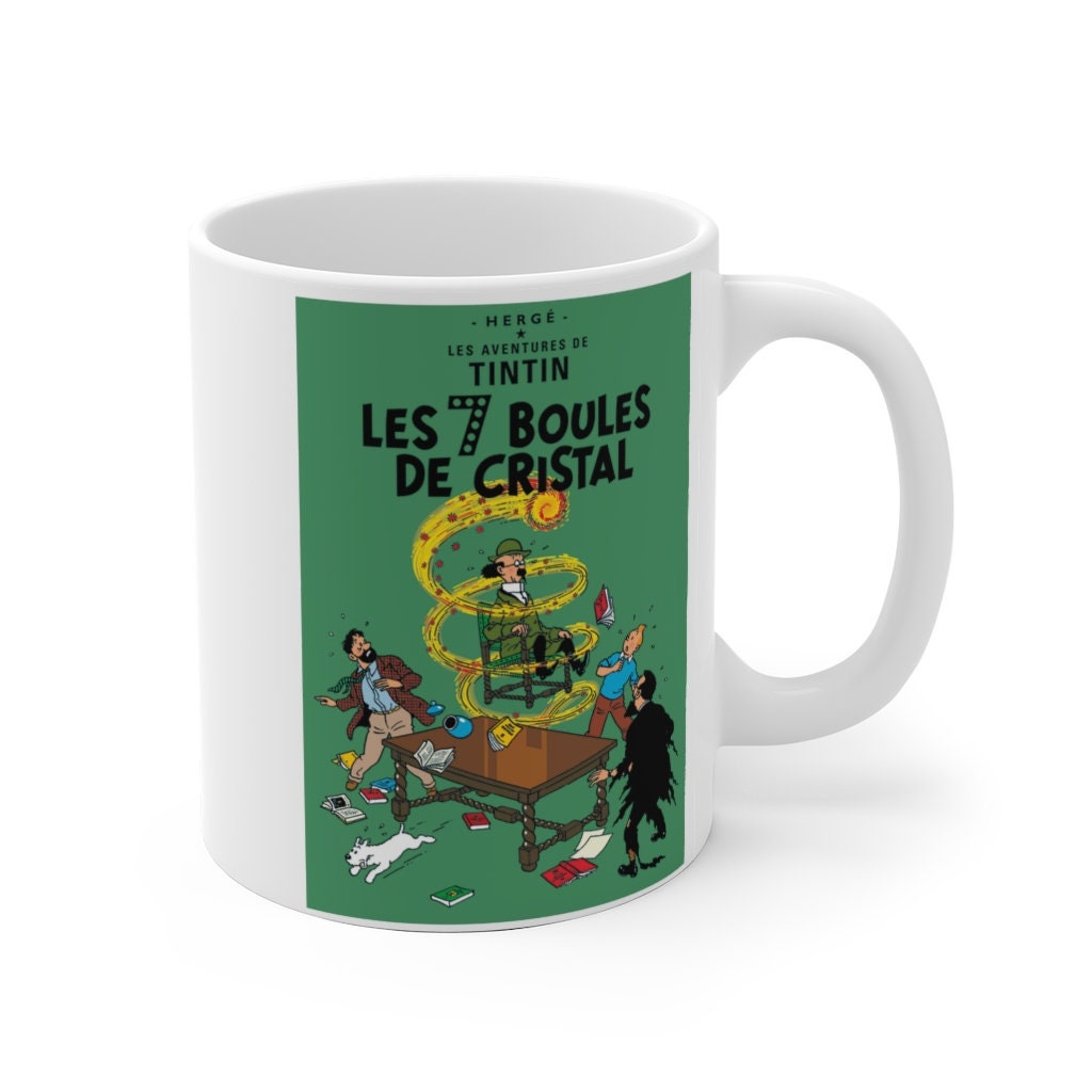 Tasse mug en porcelaine Tintin collection Carte de voeux 1972 (47976