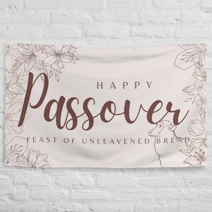 Passover Banner | Feast of Unleavened Bread | Pasach Banner