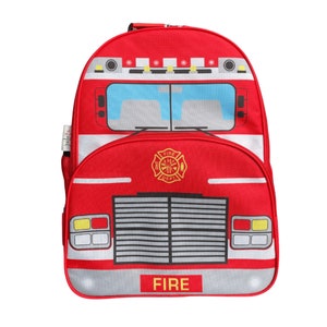 Camion de pompier, sac à dos pour enfants