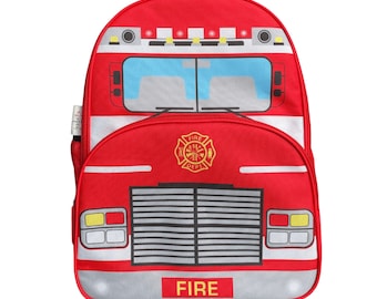 Camion dei pompieri, zaino per bambini