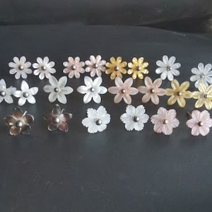 genuine white/pink/black/yellow natural sea shell rose flower Stud Earrings,925silver earring,Bridesmaid earring,Birthday gift,Wedding gift