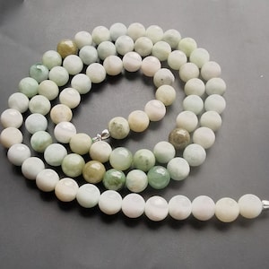 Echte 10 mm natürliche Burma Jadeit Jadestein Runde Perlenkette, Klasse A, 14 &quot;- 36&quot;, Statement Halskette, Mann / Frau Halskette, bestes Geschenk