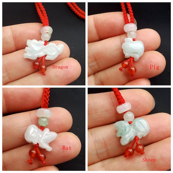 Untreated Chinese Zodiac Burma Jadeite Jade Stone Amulet Untreated Chinese Zodiac Burma Jadeite Jade Stone Amulet