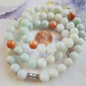 Genuine Natural Burma jadeite jade stone Round Beaded necklace,14&quot;-60&quot;,Charm,Statement Necklace,man/woman necklace jewelry