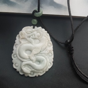 Chinese Zodiac Dragon,Rat,Rabbit jadeite pendant,Rope adjustable necklace,protector,amulet pendant,gemstone bead pendant,Good Luck