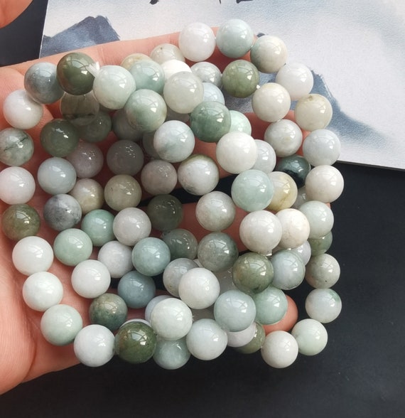Burmese Jade Stretchy Bracelets - 10mm rounds Burmese Jade Stretchy Bracelets - 10mm rounds