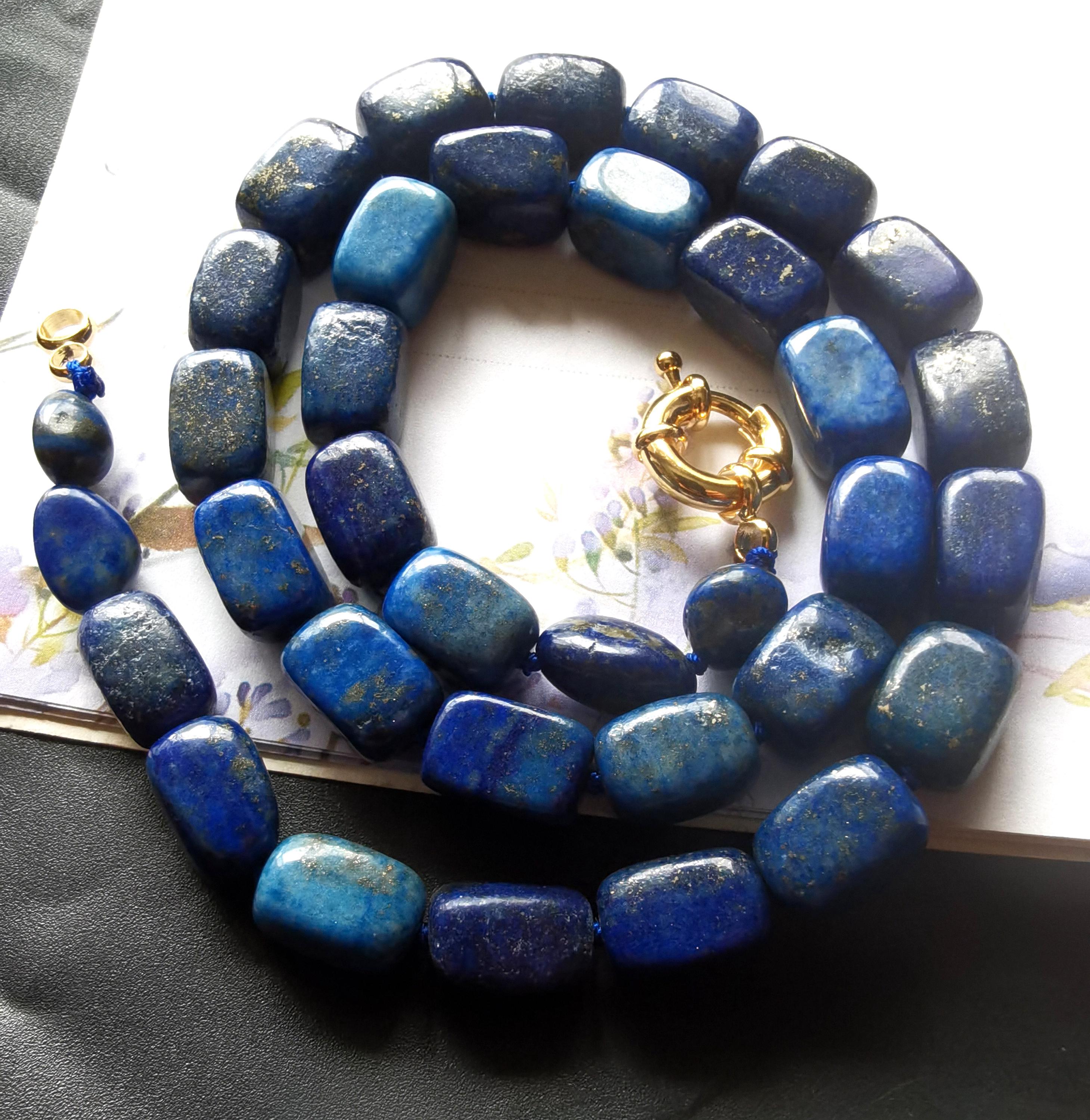 Blue stone necklace - Etsy 日本
