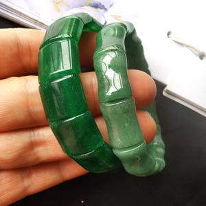 chunky natural Aventurine jade Quartz stone beaded Bracelet,Man Women good lucky bangle,Unisex width ,Stretch mala jewelry charm gift