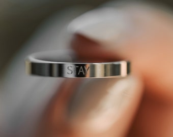 Stray Kids RING/ Personalized Ring, KPOP, Stay, Subtle