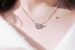 BLOOM BLOOM Necklace/ 16' satellite chain necklace, flower toggle clasps, dainty, gold, silver, rose gold 