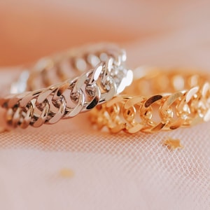 CHAIN RING/ stackable, simple, durable, stainless steel