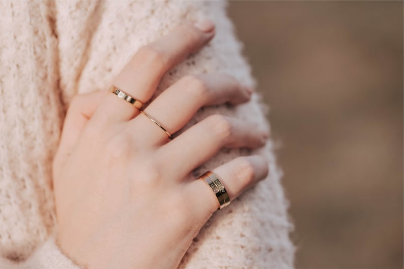 SEVENTEEN RING/ Personalized ring KPOP carat engraved | Etsy