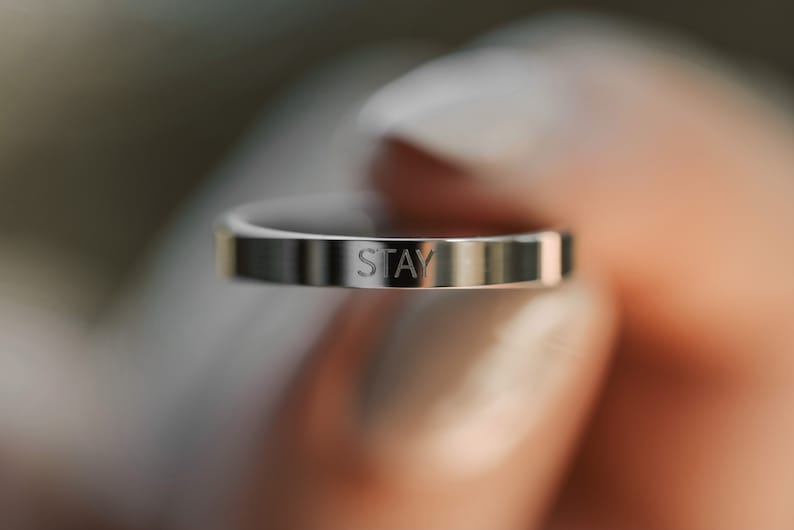 Stray Kids RING/ Personalized Ring KPOP Stay Subtle Etsy