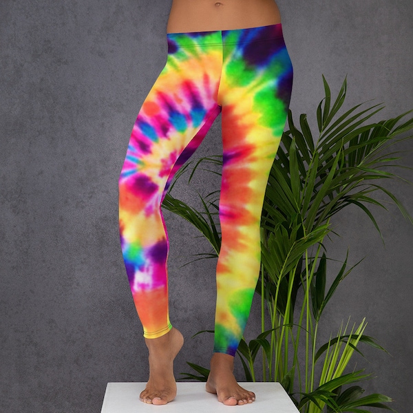 Tie Dye Leggings Etsy