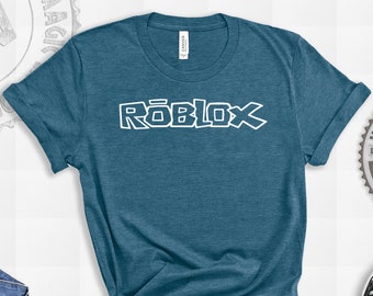 Roblox Custom Tee Etsy - blue roblox scarf t shirt