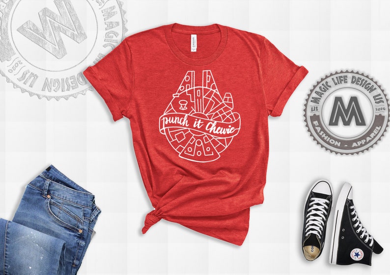 Punch It Chewie Disney Star Wars Shirt, Star Wars Family Shirt, Star Wars Gift for Kid, Family Shirt, Chewbacca Shirt, Disneyland Gift tee image 3