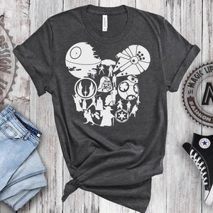 Mickey Mouse Shirt, Mickey Ears Shirt, Starwars Shirt, Disney gift, Disney Shirt, Starwars Shirt, Disneyland gift for her gift for him