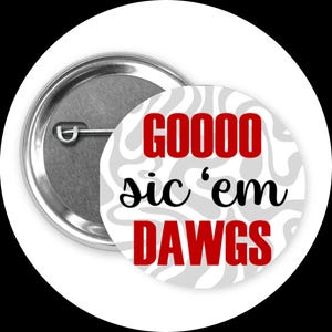 GO DAWGS シック・エム・ボタン