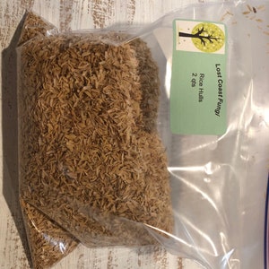 2 Quarts Organic Rice Hulls