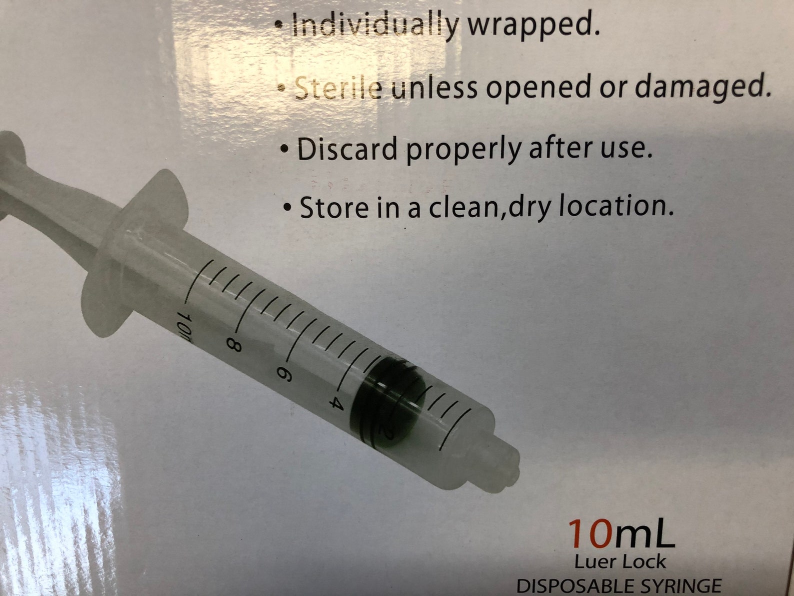 5 Pack Sterile 10cc Syringe With 3 18 G X 1 1/2 Needles Luer Etsy