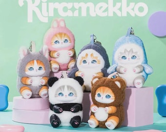 Mofusand Kiramekko Fluffy Kittens Series Plush Blind Box - Authentic