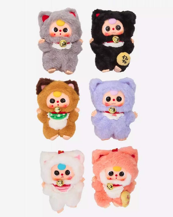 Baby Three Billionaire Cat Blind Box Plush - Etsy 日本