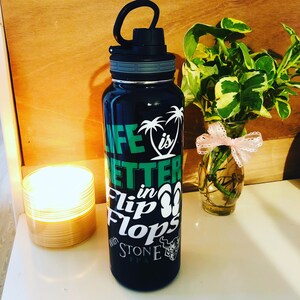 Life is Better in Flip Flops and With a Stone IPA (Tumbler)