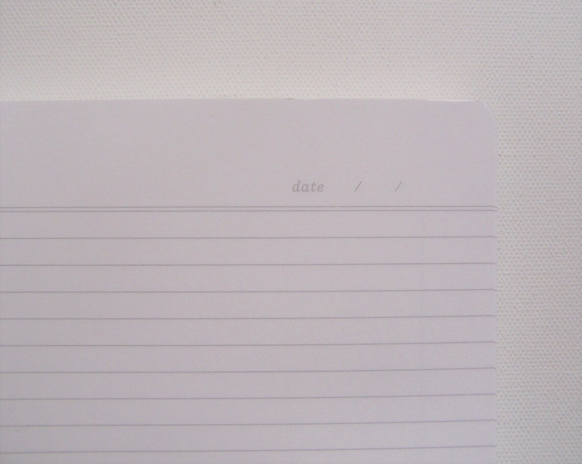 FRINGE STUDIO Spiral Notebook Faux Leather Dated Writing Etsy