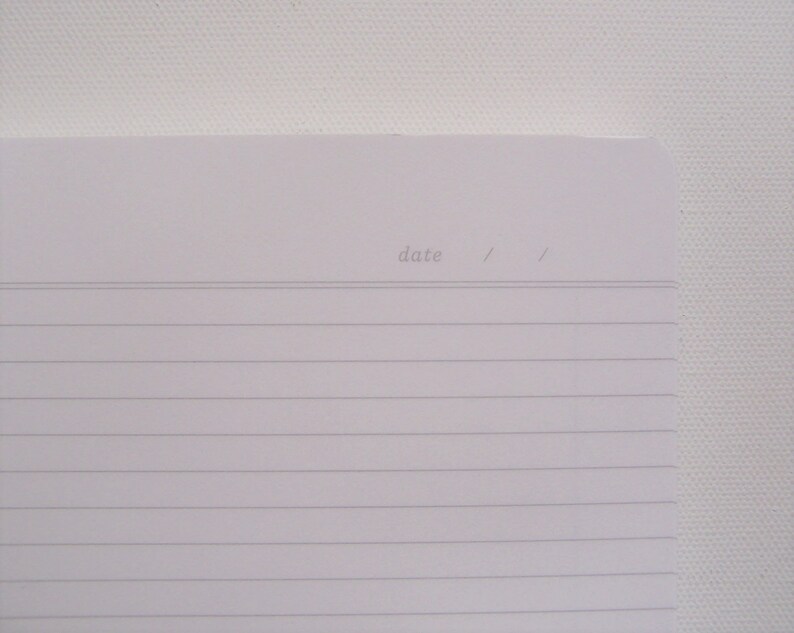 FRINGE STUDIO Spiral Notebook Faux Leather Dated Writing Etsy