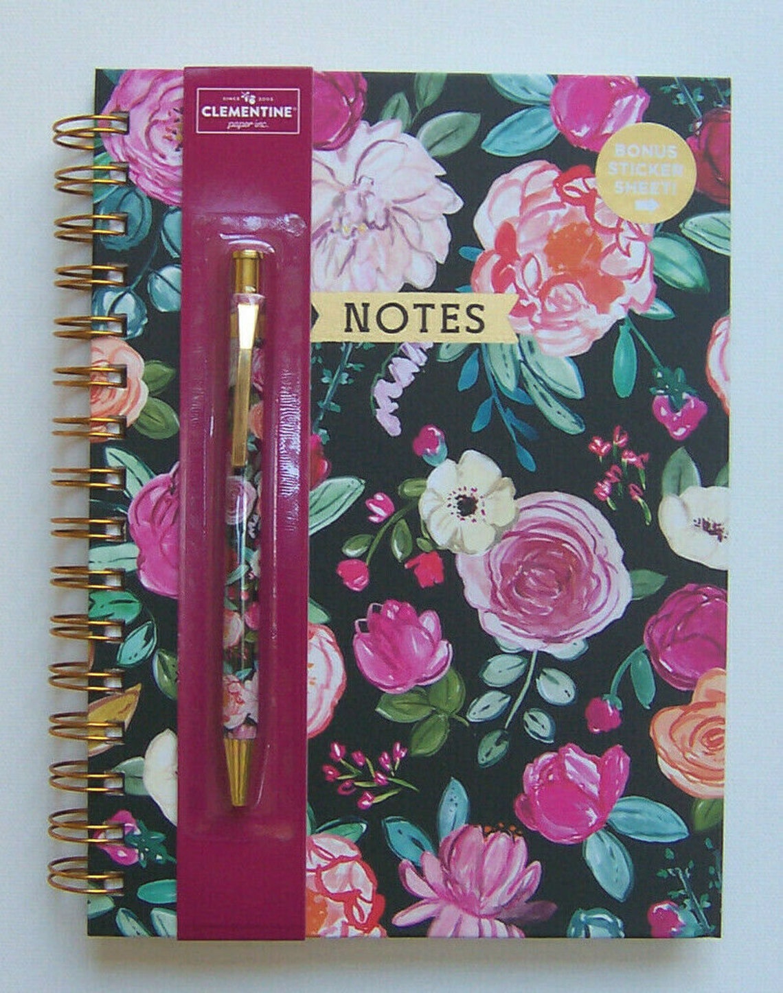 CLEMENTINE Notebook and Pen Set Size 8.5L x Etsy