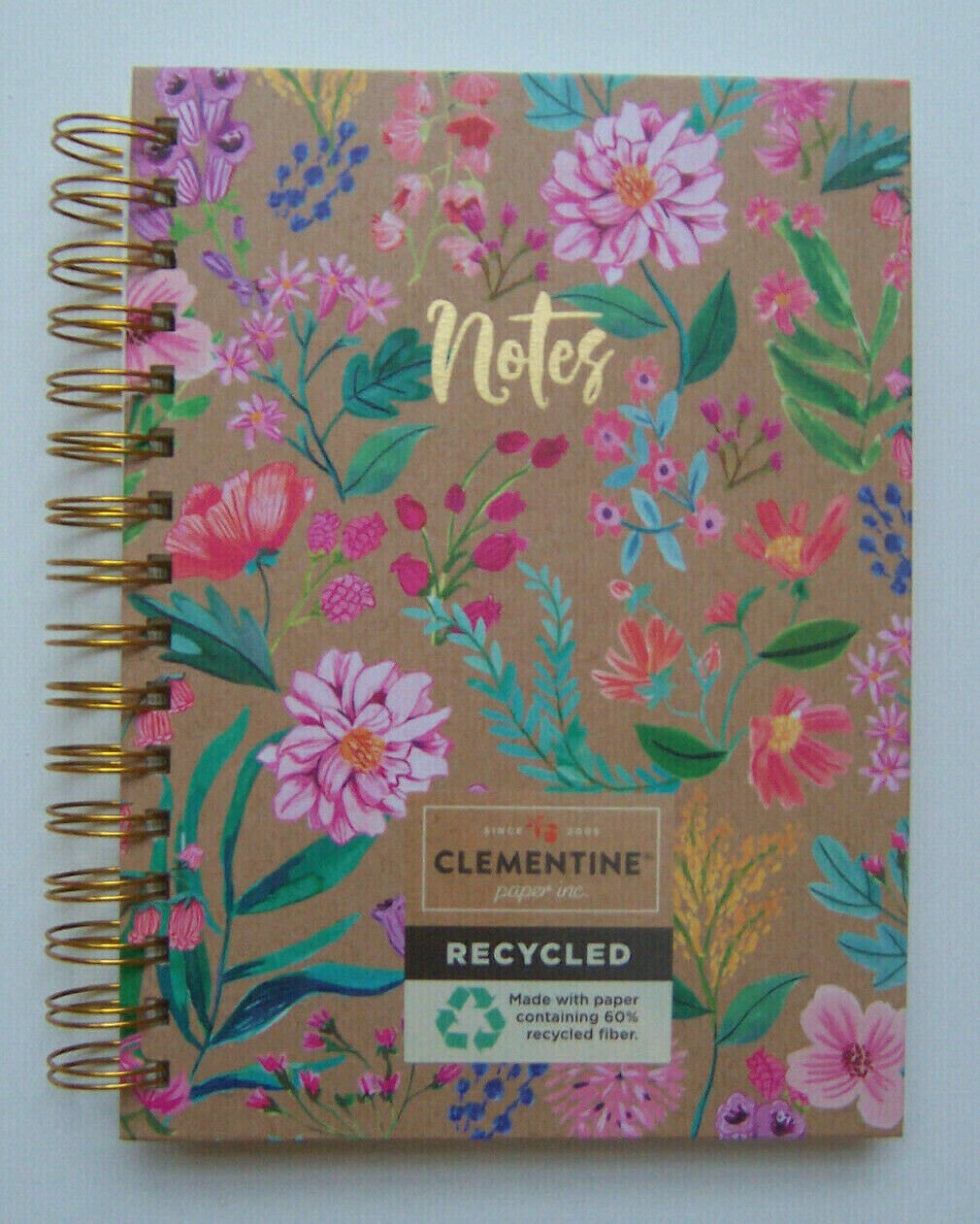 CLEMENTINE Paper Inc. Pink Flower Notes Notebook Etsy