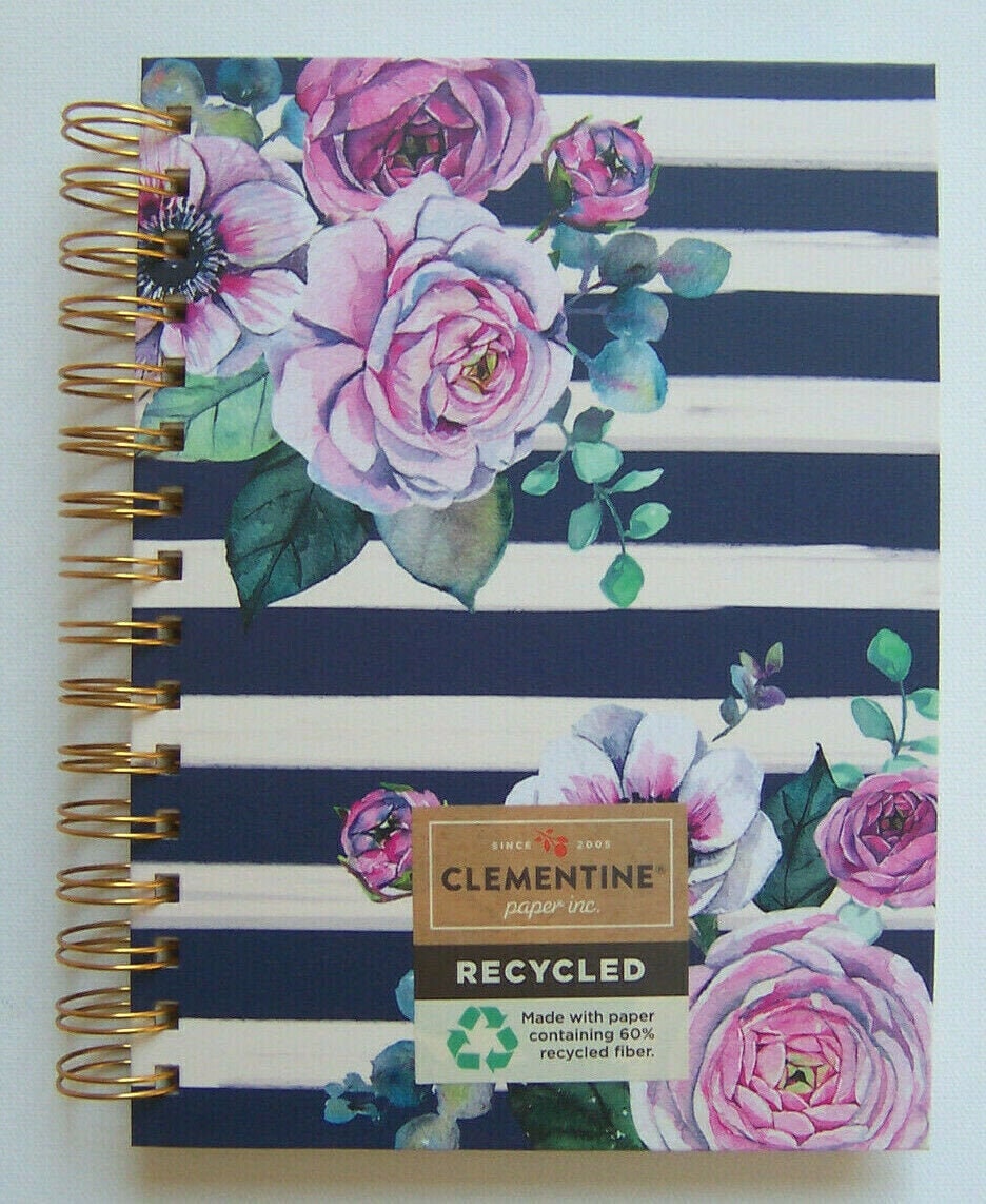 CLEMENTINE Paper Inc. Seaside Rose Garden Notebook Etsy