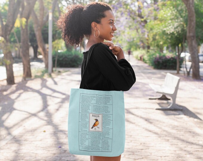 Songbird Quotes All-Over Print Tote Bag