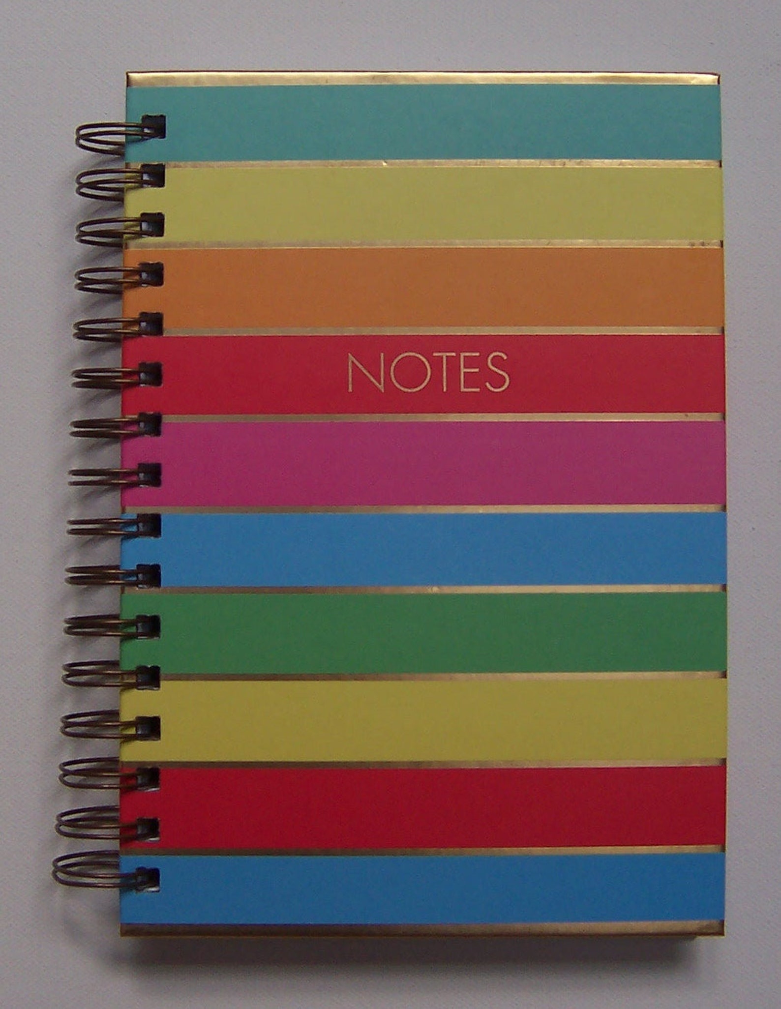 LADY JAYNE LTD. Happy Stripe Journal Size Etsy