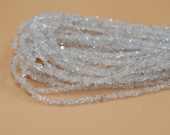 AAA + klarer weißer Herkimer Diamant Quarz Nuggets Perlen Rohdiamant Diamant Edelstein Perlen Herkimer Rohstein Herkimer Diamant Perlen