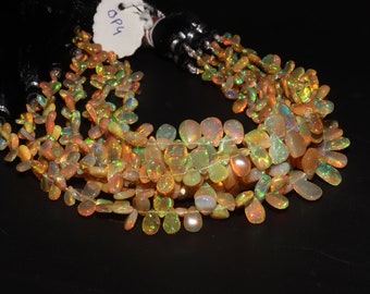 AAA Ethiopian Opal Smooth Pear Shape Beads   Welo Opal Bead   Opal Pear Shape beads  Opal Plain Beads  Fire Opal Beads  Flashy Opal Bead