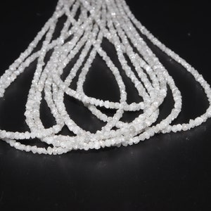 Natural Clear White Diamond Uncut Beads AAA Quality White Raw Diamond Beads Diamond Beads Uncut Diamond Beads White Diamond Beads Etsy