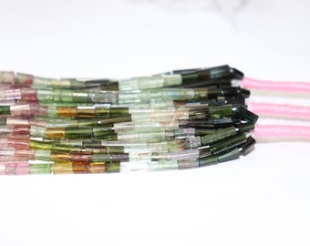 Perline Di Tormalina Nera Naturale Grezza Forata, Pietre - Foto 7