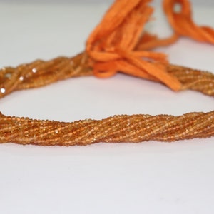 Citrine Faceted Rondelle Beads    Citrine  Beads   Citrine  Rondelle Beads   Citrine Beads Strand  Dark deep color citrine beads