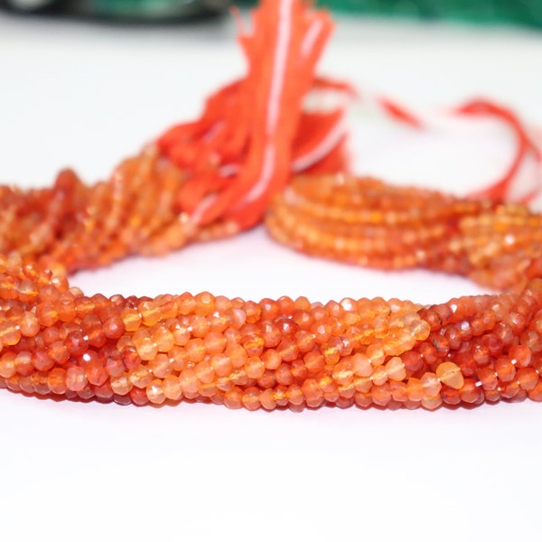 Carnelian Faceted Rondelle Beads    Carnelian Shaded Beads   Carnelian Shaded Rondelle Beads   Carnelian Beads Strand