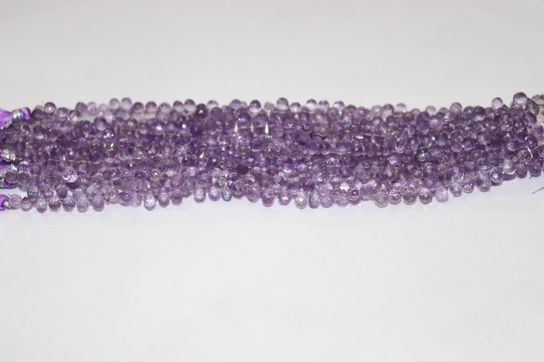 Excellent Brazil Amethyst Faceted Drops Shape Beads Brazil Amethyst Briolette Amethyst Drops bead Amethyst Side Cut Drops Wholesale