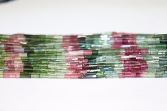 Perline Di Tormalina Nera Naturale Grezza Forata, Pietre - Foto 5