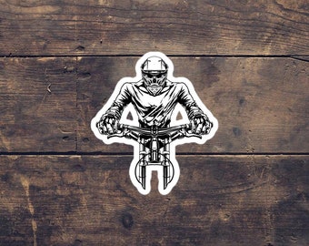 Live Free Rider Mountain Bike Sticker