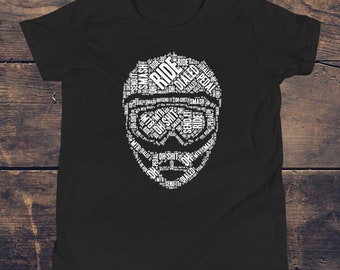 Juventud La Camiseta Casco Abstracto