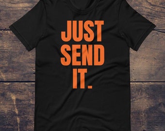 Il suffit de l’envoyer.  T-shirt de vélo de montagne