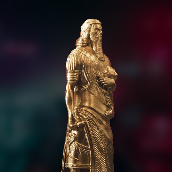 Assyrian Gilgamesh - 3D Print - Medium Size