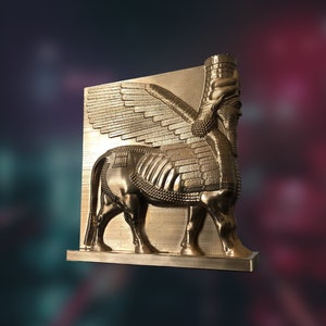 Assyrian Lamassu - 3D Print - Medium Size