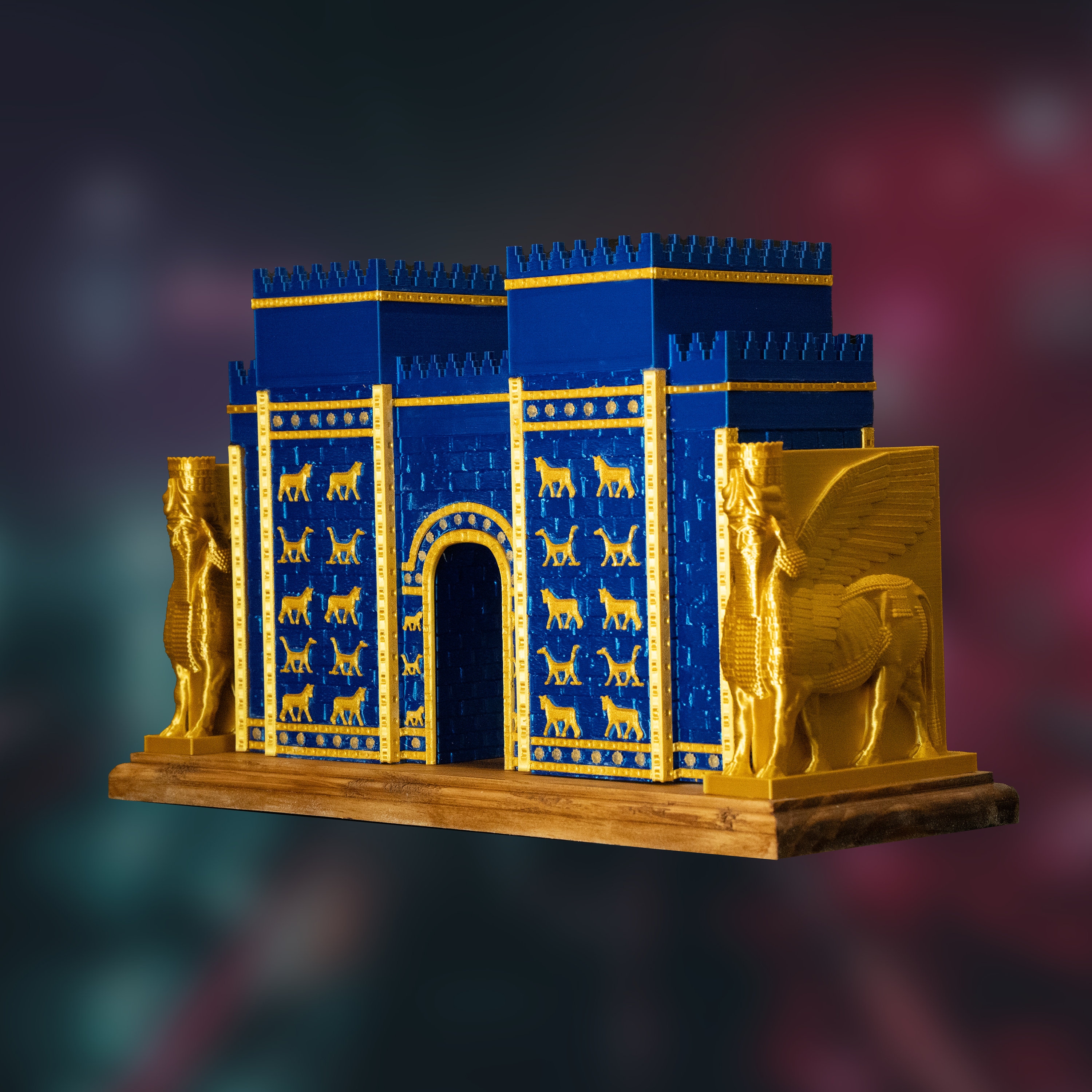 gates of ishtar MPI帯付き Assyrian Ishtar Gate - Etsy
